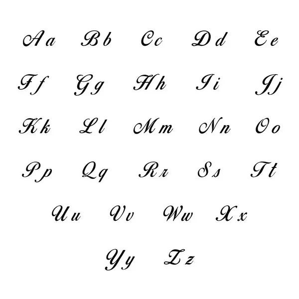 14 Karat Fancy Script Name Necklace