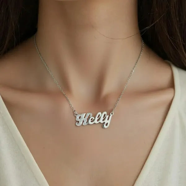 14 Karat Small Name Necklace