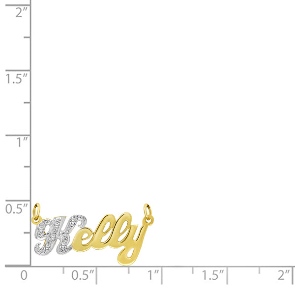 14 Karat Small Name Necklace