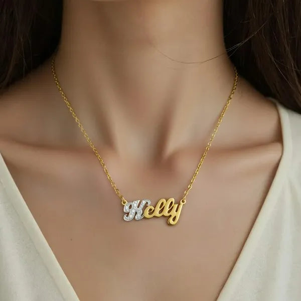 14 Karat Small Name Necklace