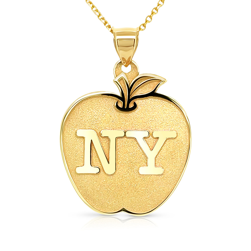 A Finished Presentation of the Custom Big Apple Pendant