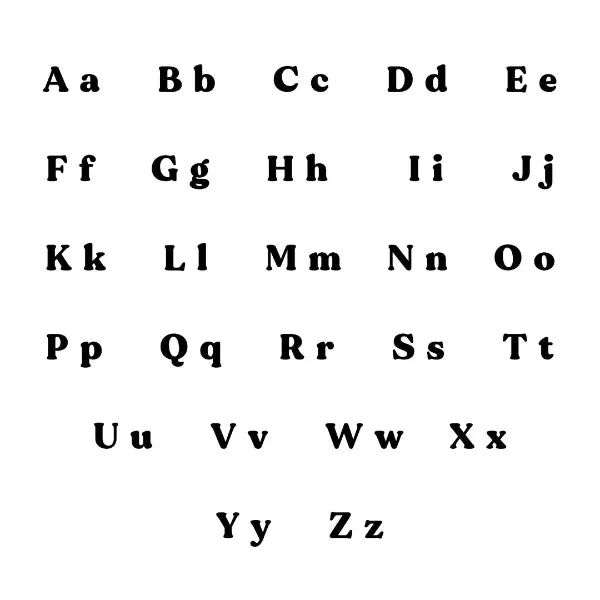 Sterling Silver Lowercase Bold Name Necklace