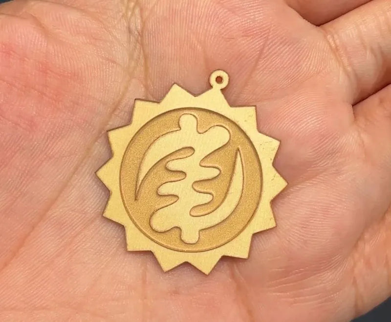 Laser Cutting & Engraving: Bringing the Sun Pendant to Life in Gold